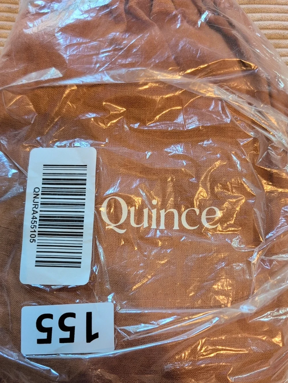 European Linen Pillowcase Set - QNJRA455105. NWT.  Terracotta.